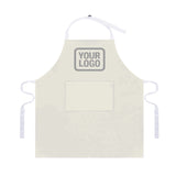 Custom Cream Gray Apron