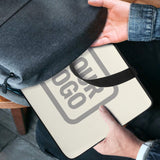 Custom Cream Gray Laptop Bag