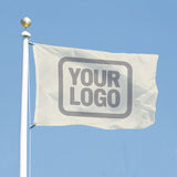 Custom Cream Gray Flag