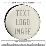 Custom Cream Gray Truck Tires