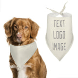 Custom Cream Gray Pet Scarf