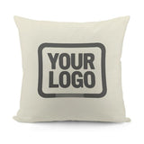 Custom Cream Dark Grey Pillowcase