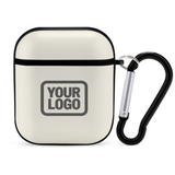 Custom Cream Dark Grey AirPods Case