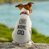 Custom Cream Dark Grey Pet Vest