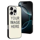 Custom Cream Dark Grey Phone Case