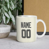 Custom Cream Dark Grey Mug