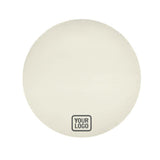 Custom Cream Dark Grey Round Table Cloth