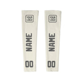 Custom Cream Dark Grey Arm Sleeve