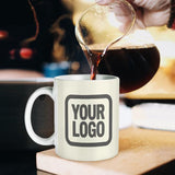 Custom Cream Dark Grey Mug