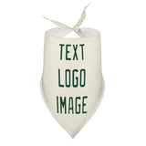 Custom Cream Green Pet Scarf