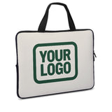 Custom Cream Green Laptop Bag
