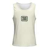 Custom Cream Dark Green Men's Tank Top