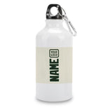 Custom Cream Dark Green Sports Bottle