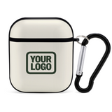 Custom Cream Dark Green AirPods Case