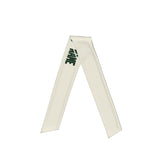 Custom Cream Dark Green Headband