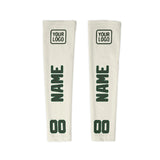Custom Cream Dark Green Arm Sleeve
