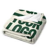 Custom Cream Green Blanket