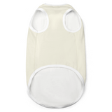 Custom Cream Dark Green Pet Vest