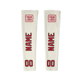 Custom Cream Red Arm Sleeve