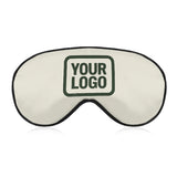 Custom Cream Dark Green Sleep Mask