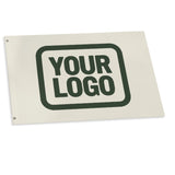 Custom Cream Dark Green Flag