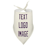 Custom Cream Purple Pet Scarf
