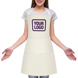 Custom Cream Purple Apron