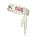 Custom Cream Light Pink Headband