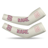 Custom Cream Light Pink Arm Sleeve