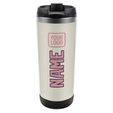 Custom Cream Light Pink Stainless Steel Water Cup