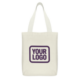 Custom Cream Light Pink Canvas Tote Bag