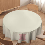 Custom Cream Light Pink Round Table Cloth