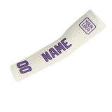 Custom Cream Light Purple Arm Sleeve