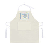 Custom Cream Light Blue Apron