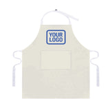 Custom Cream Sky Blue Apron