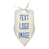 Custom Cream Sky Blue Pet Scarf