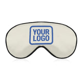 Custom Cream Sky Blue Sleep Mask