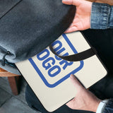 Custom Cream Sky Blue Laptop Bag