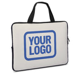 Custom Cream Sky Blue Laptop Bag