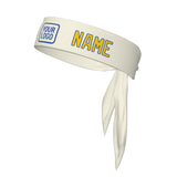 Custom Cream Gold Headband