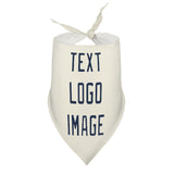 Custom Cream Blue Pet Scarf