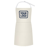 Custom Cream Blue Apron