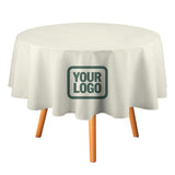Custom Cream Blue Green Round Table Cloth
