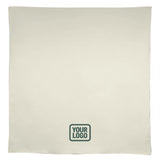 Custom Cream Blue Square Table Cloth