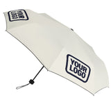 Custom Cream Navy Automatic Umbrella