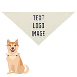 Custom Cream Navy Pet Scarf