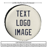 Custom Cream Navy Truck Tires