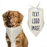 Custom Cream Navy Pet Scarf