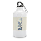 Custom Cream Light Blue Sports Bottle