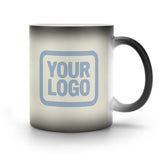 Custom Cream Light Blue Magic Mug